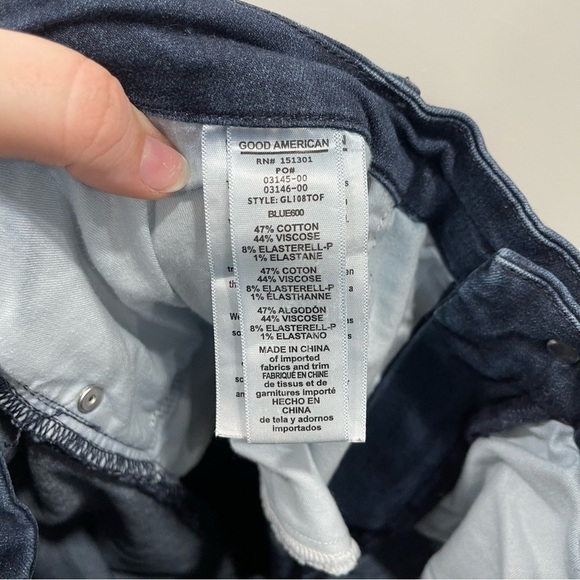 Good American Good Legs Jeans Plus Size 22 High Waist - Picture 6 of 12